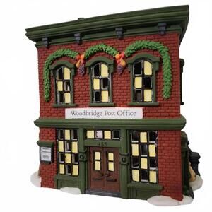Woodbridge Post Office Christmas Village Department 56 New England Village